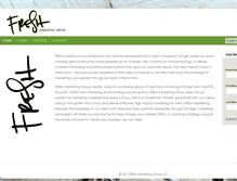 Tablet Screenshot of freshmarketinggroup.com
